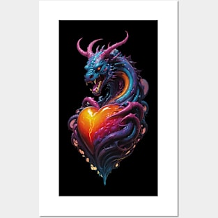 Dragon heart Posters and Art